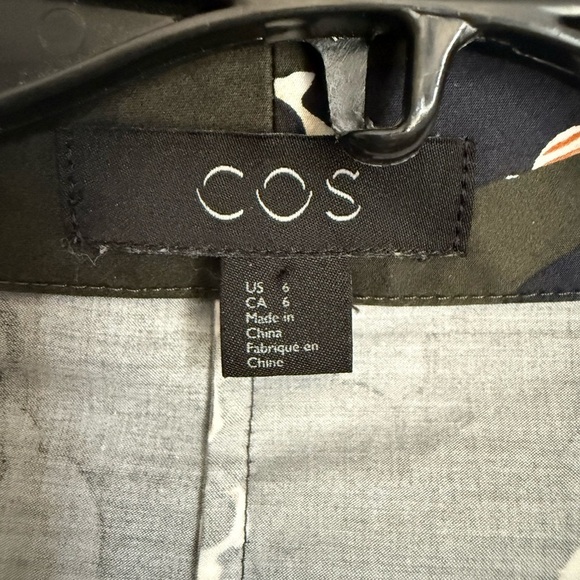 COS Abstract Patterned Cotton Shift Dress - Picture 4 of 7